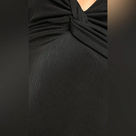 NWT Lulu’s Crushing on Cute Black Flutter Sleeves Mini Dress in Small - Picture 5 of 8